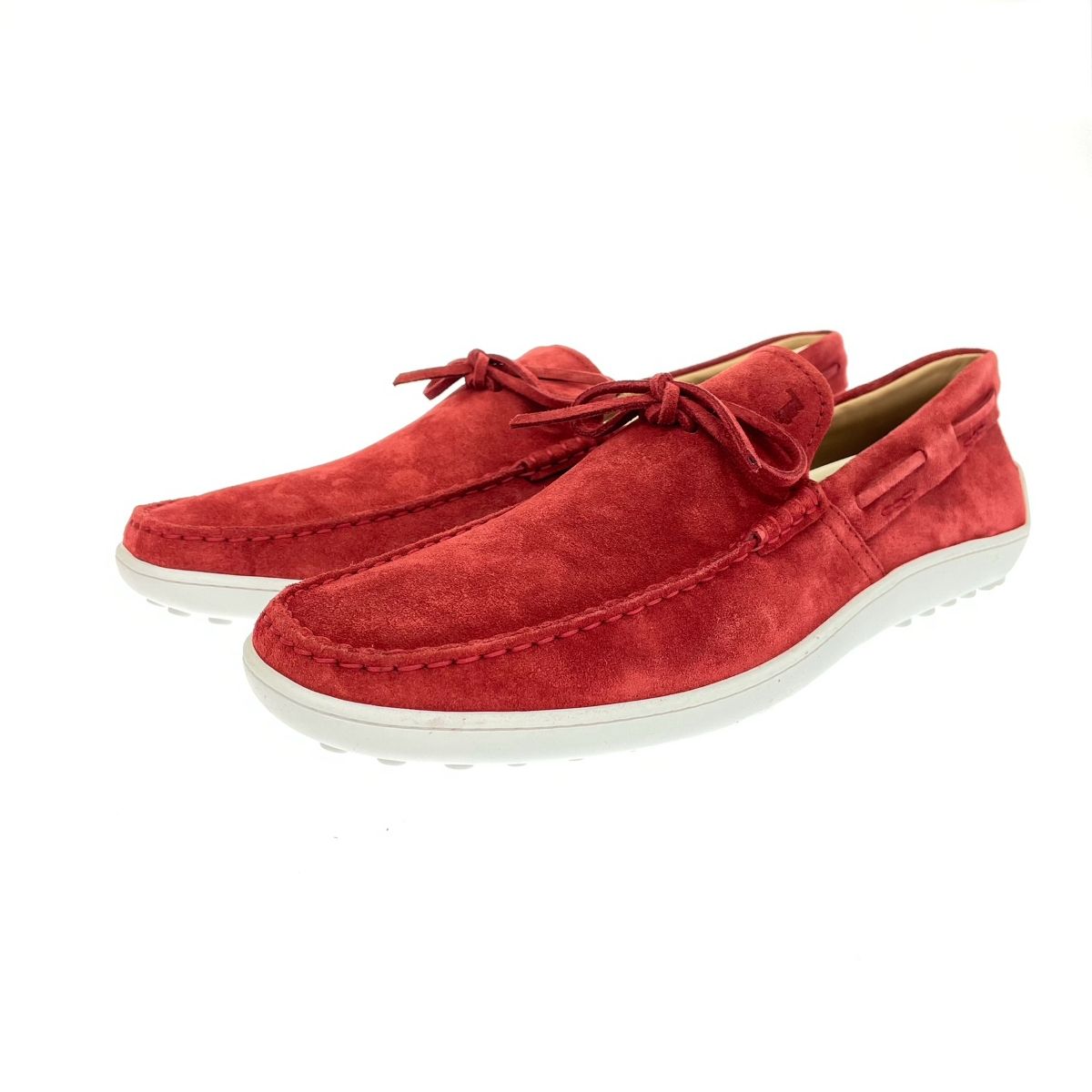 新品未使用 TOD'S ドライビングシューズ レッド TOD'S（トッズ） 【未使用】TODS Ferrari フェラーリ ローファー