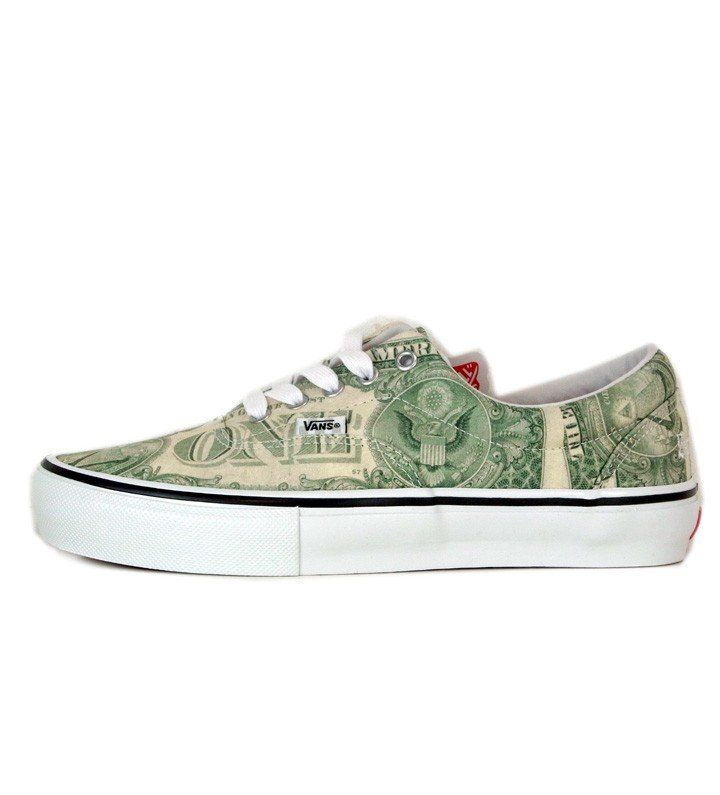 初回限定お試し価格】 28cm Supreme Vans Dollar Era バンズ エラ - 靴