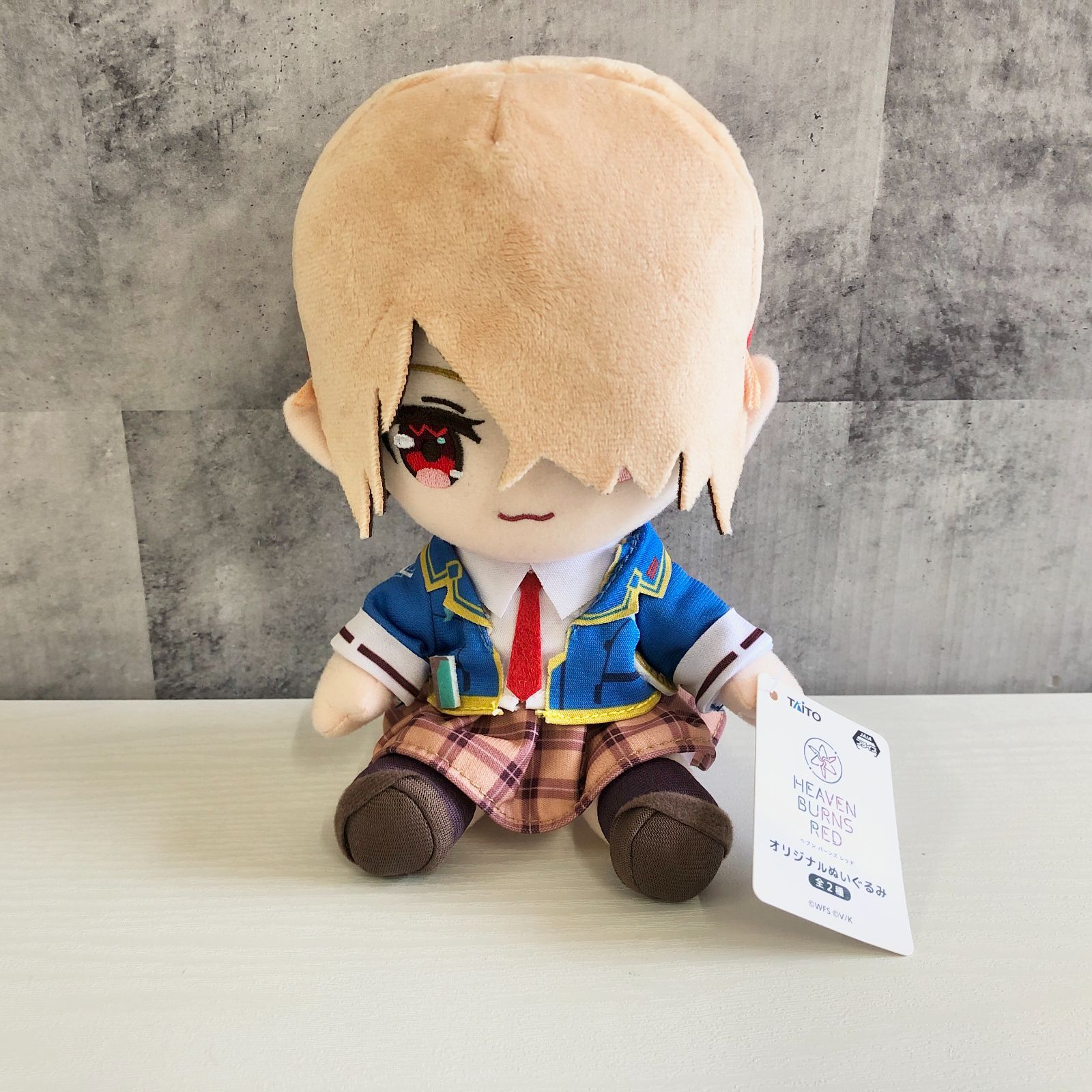 ヘブンバーンズレッド　オリジナルぬいぐるみ　茅森月歌　タイトー ヘブンバーンズレッド オリジナルぬいぐるみ 茅森月歌 タイトー