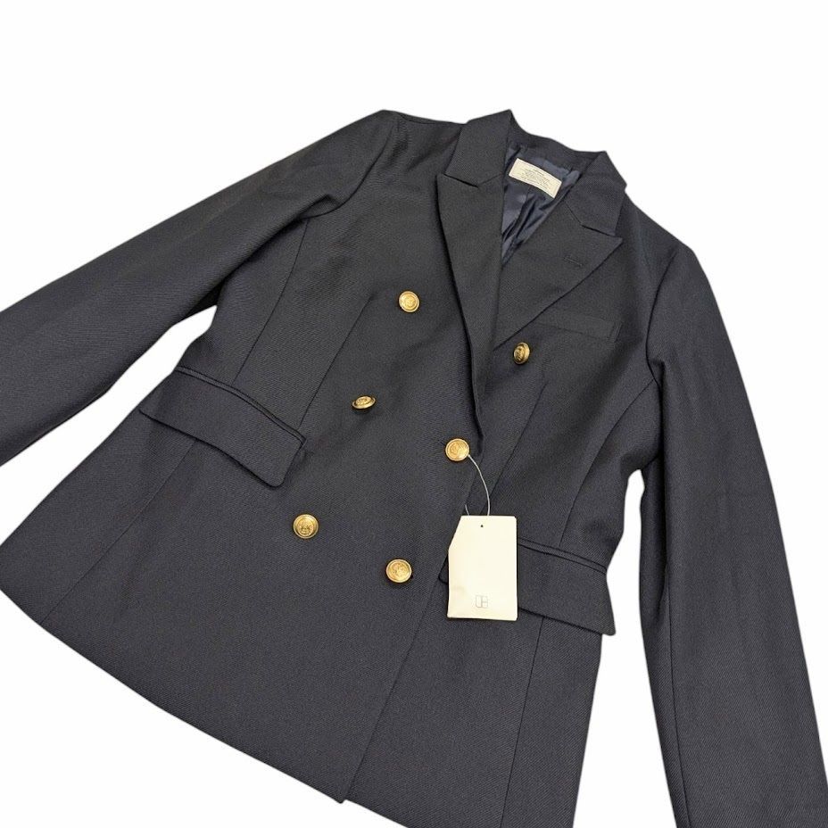 【美品】 JOURNAL STANDARD relume 紺ブレダブルジャケット JOURNAL STANDARD relume｜ダブルブレステッドブレザー