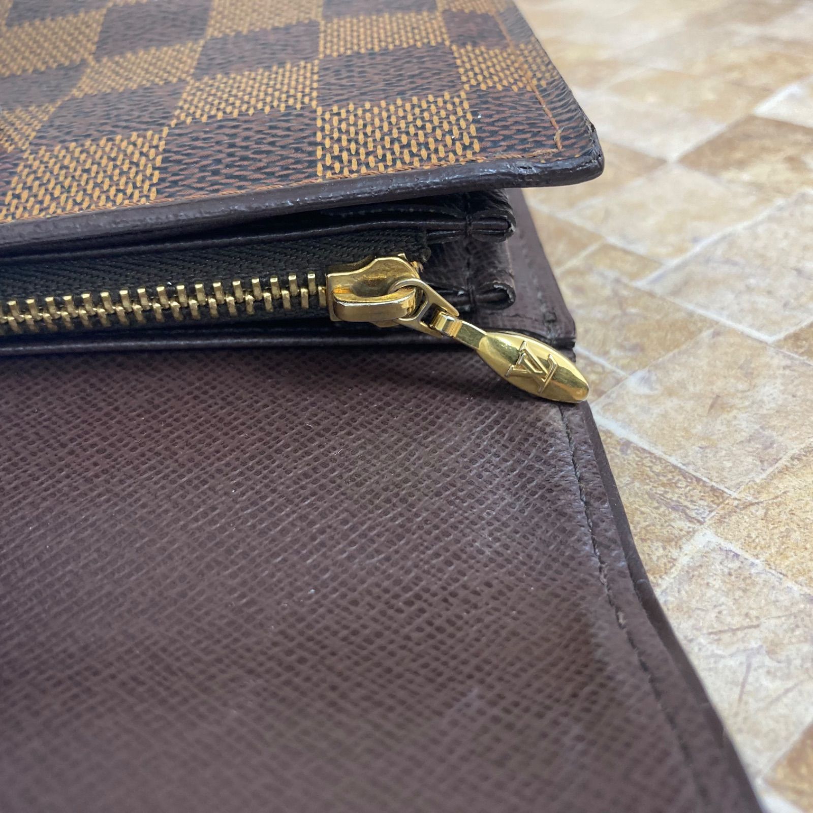 LOUIS VUITTON ダミエ 長財布　ポルトフォイユ　システィナ 良品‼️ ルイヴィトン ダミエ ポルトフォイユ システィナ 財布