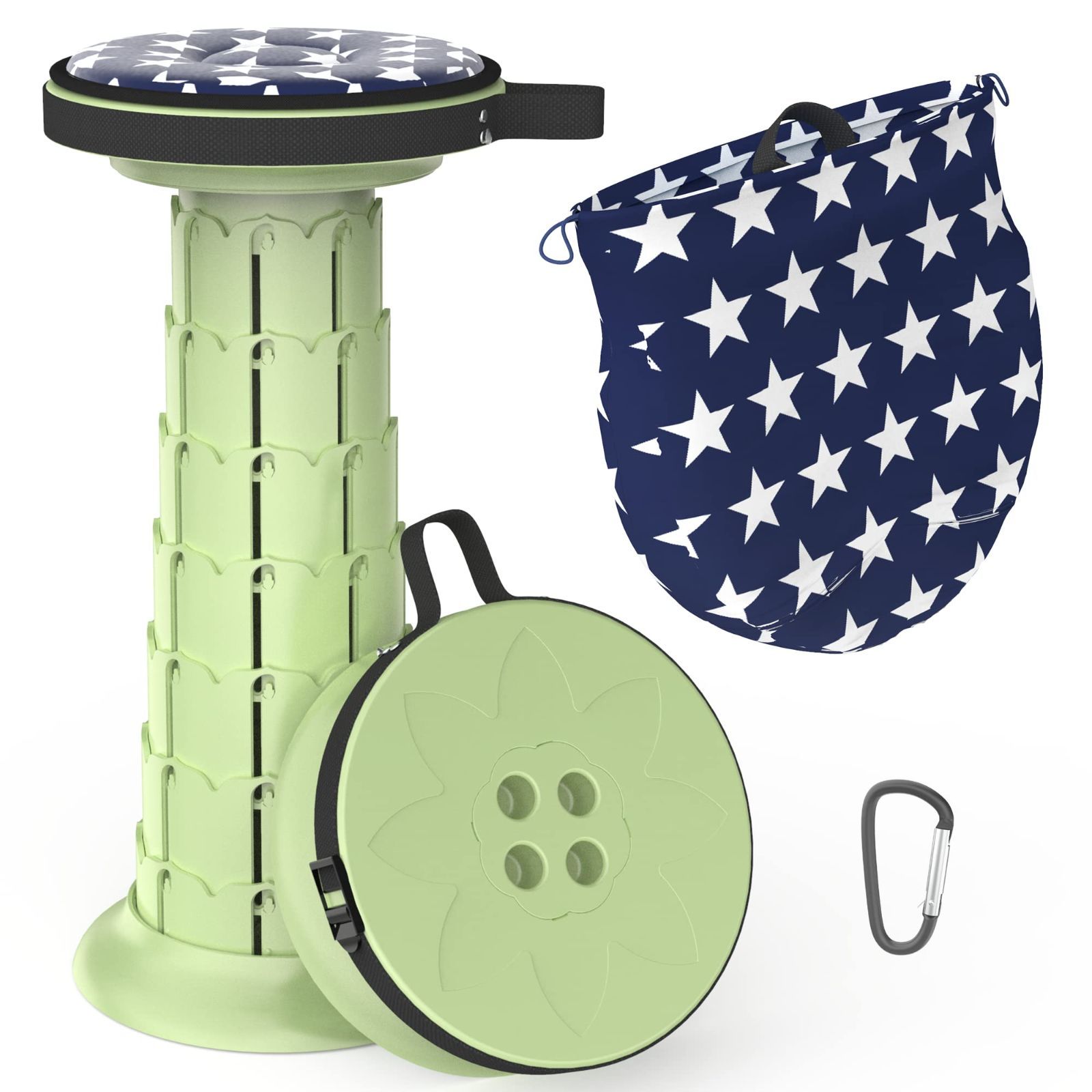 折りたたみ椅子 耐荷重200kg 折り畳み椅子 クッション付き 伸縮式 おりたたみいす キャンプ椅子