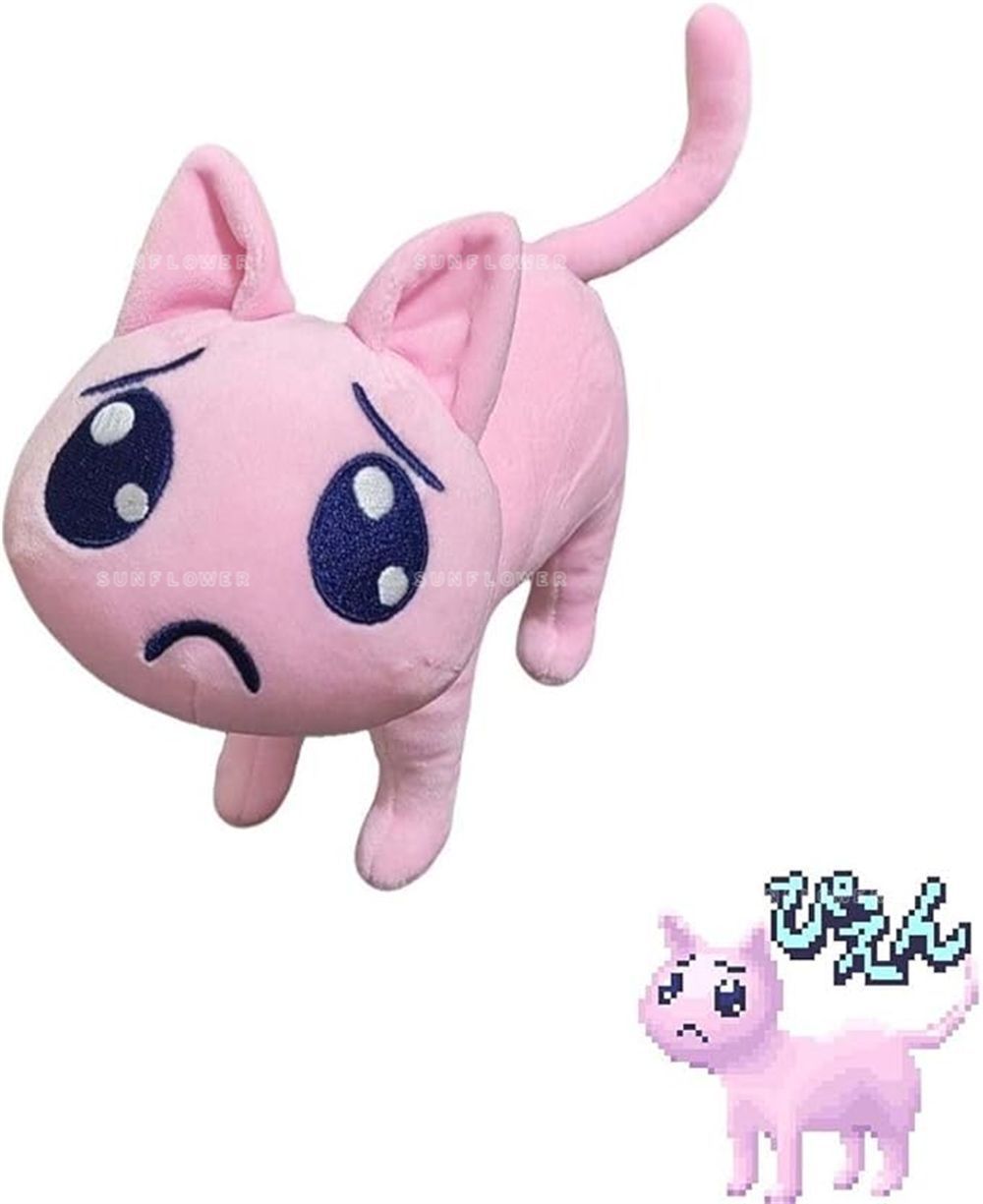 ぴえん猫 ぬいぐるみ 超絶最かわてんしちゃん 道具 ニーディー ガール オーバードーズ 可愛い グッズ クッション 超てんちゃん 抱き枕 萌 子供 ギフト かっこいい ゲーム周辺 プレゼント 贈