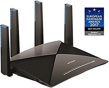 【中古-非常に良い】 NETGEAR WiFiルーター 11ad AD7200 Nighthawkシリーズ 速度 AD4600M/AC1733M + 800 Mbps R9000