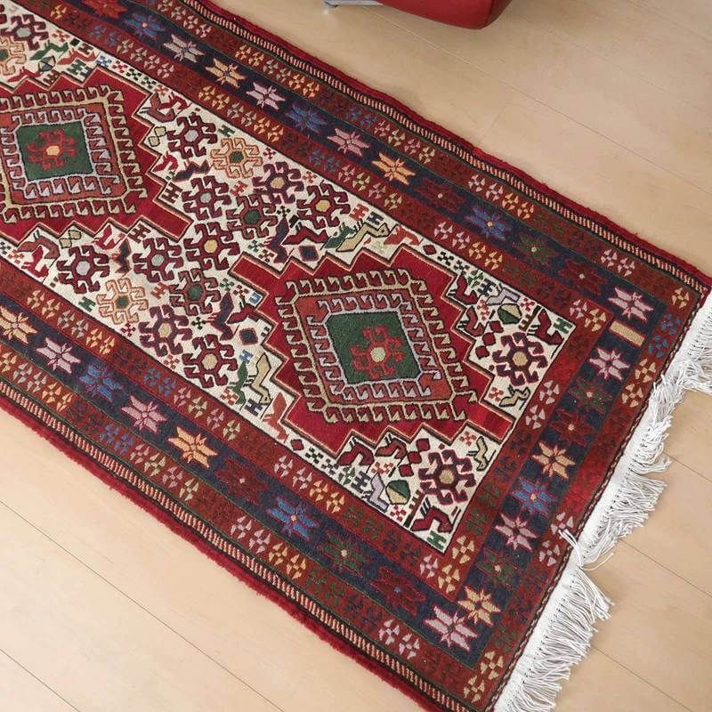 キリム・アゼルバイジャン 298×84cm（KR-521） キリム／アゼルバイジャン | 中東雑貨のセレクトショップ CHAKA