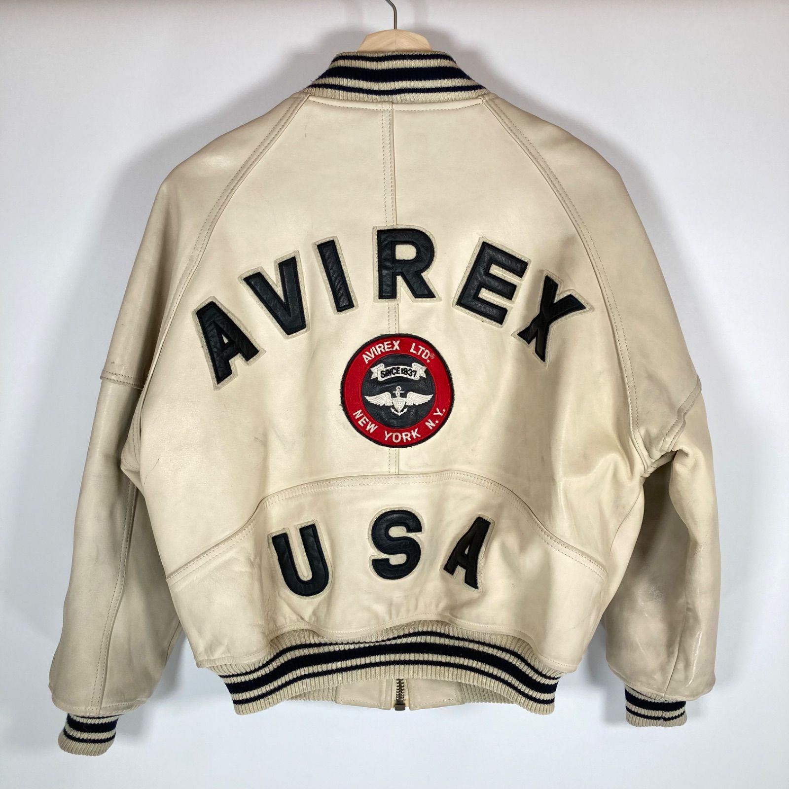 AVIREX アヴィレックス アーチロゴ SIGNATURE VARSITY JACKET