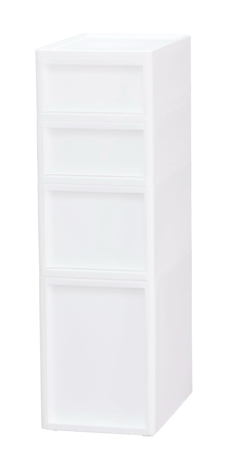 商品 オールホワイト コロ付 S2M1L1段 完成品 幅26×奥行40×高さ85cm ミドルストッカー リセ キッチン収納 すきま収納 Astage JEJアステージ JEJ