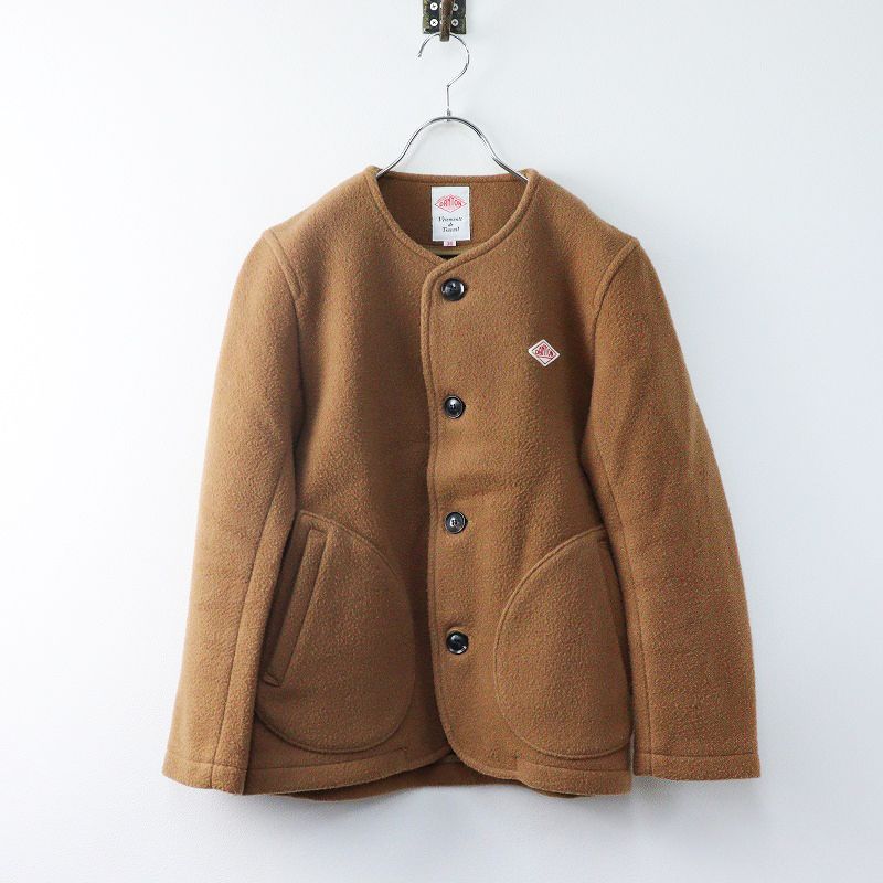 Rene / ルネ | ノーカラー ツイードジャケット | 34 | ブラック