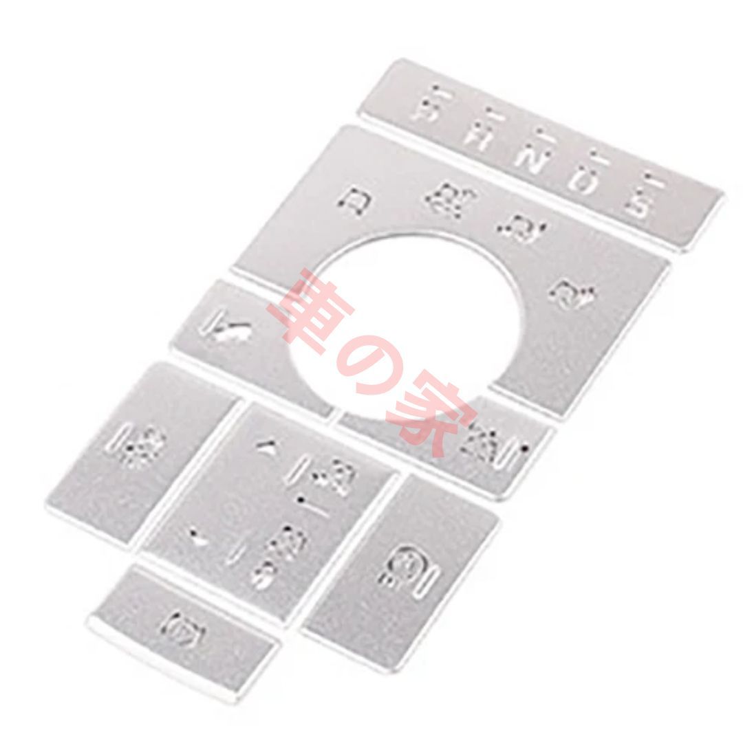 ランドローバー レンジローバー ディスカバリー 2019 センターコンソール 調整ボタン スパンコール ステッカー シルバー 交換 FFCRYSTALESIA_COM