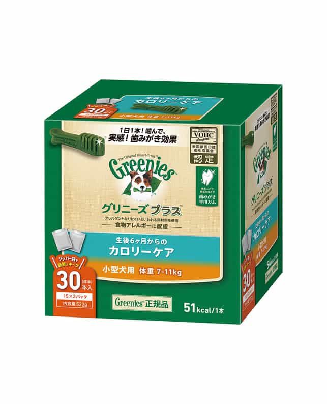 【同梱】【3個セット】 マースジャパンリミテッド グリニーズプラス カロリーケア 小型犬用 体重7～11kg 30本入り