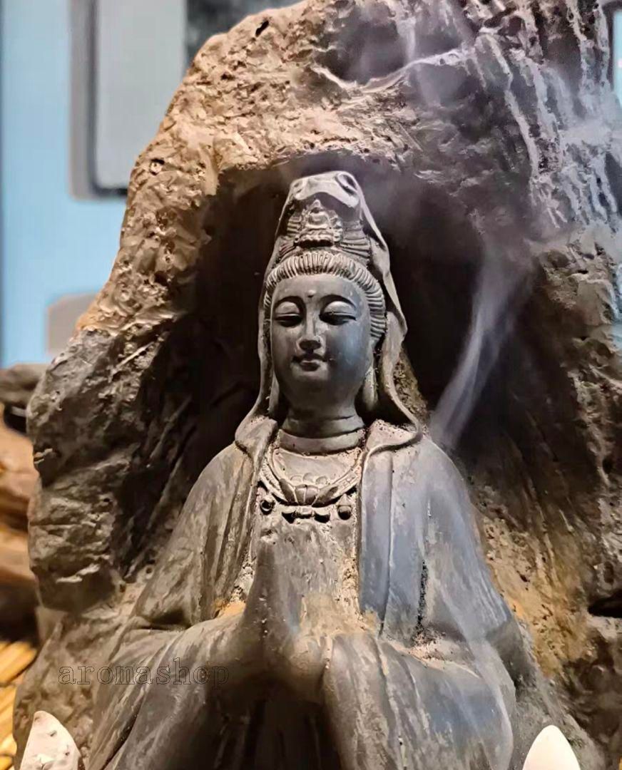 石像 石仏 座禅観音像 茶台 玄 関机 鎮宅 辟邪 開運 風水 招財 置物 石像 石仏 座禅観音像 茶台 玄 関机 鎮宅 辟邪 開運 風水 招財