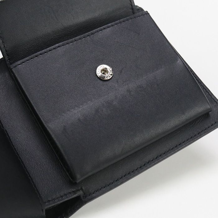 LOEWE ロエベ パズル バイフォールド コインウォレット 黒 レザー二