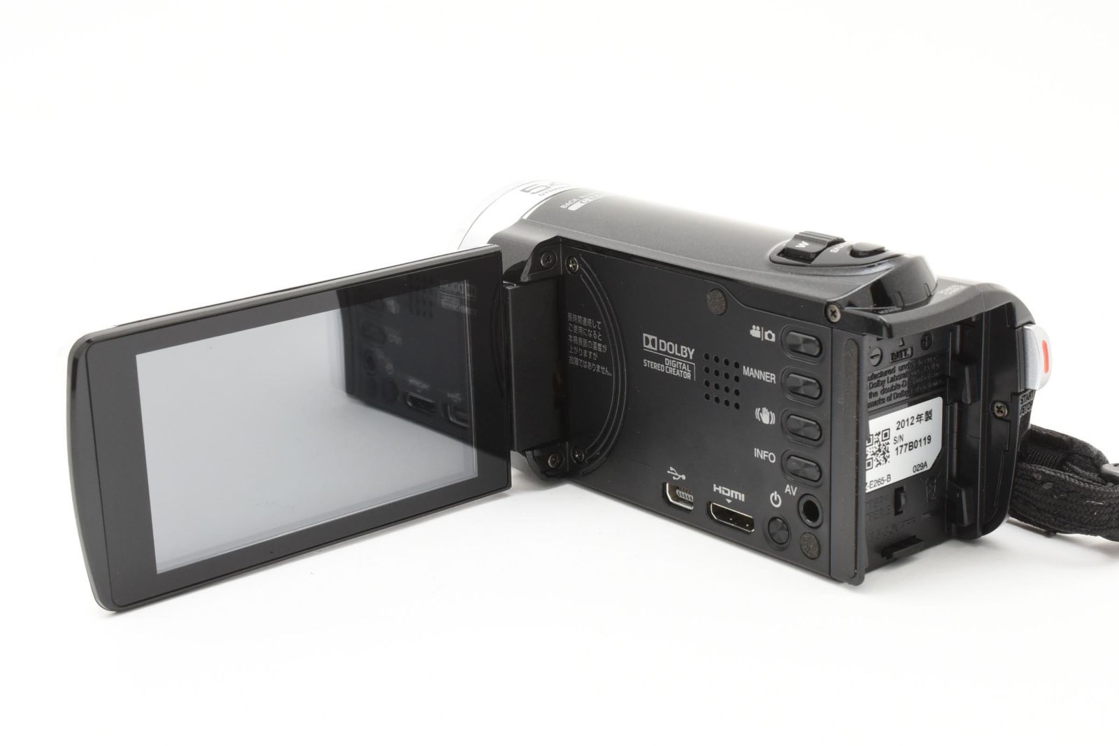 美品　JVC Everio GZ-E265 ブラック ほぼ新品✨付属品多数 ☆極上美品☆JVC ケンウッド Everio GZ-E265 クリアブラック《完動品