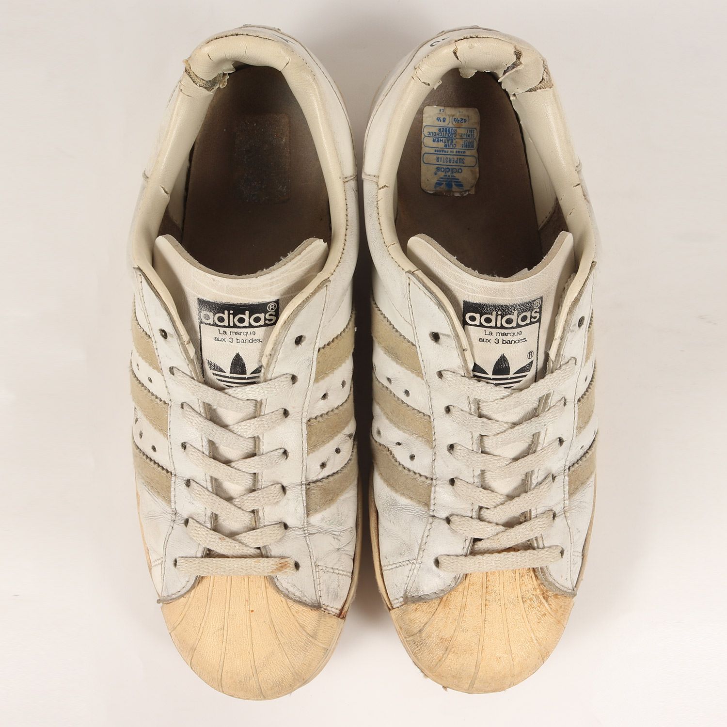 adidas アディダス SUPERSTAR スーパースター 単色ベロ フランス製 