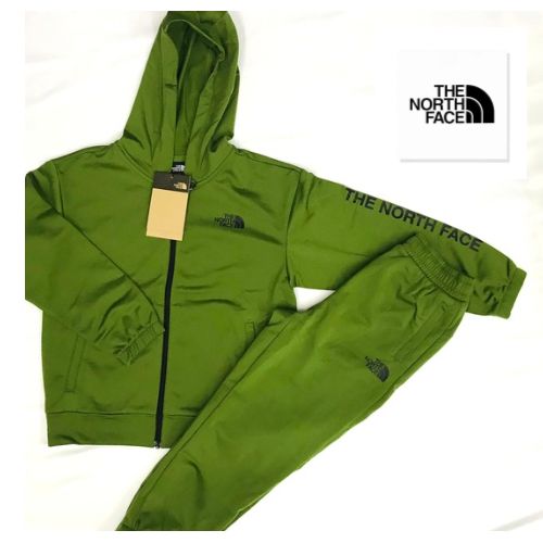 新品未使用 韓国 NORTH FACE ノースフェイス キッズ フード付き 上下