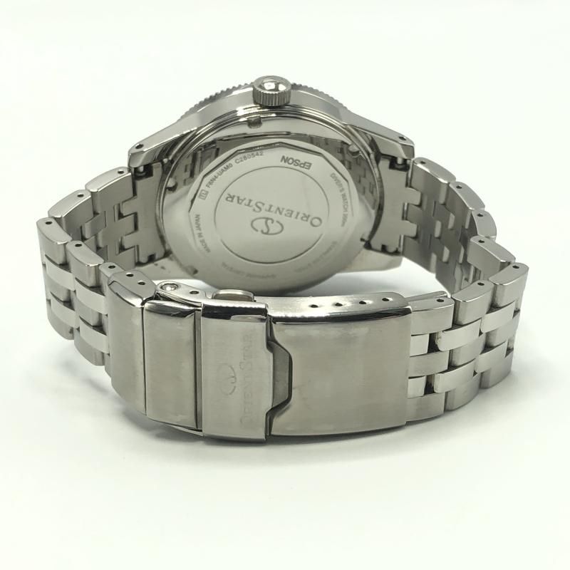 ORIENT STAR 自動巻き時計 シルバー/ブラック