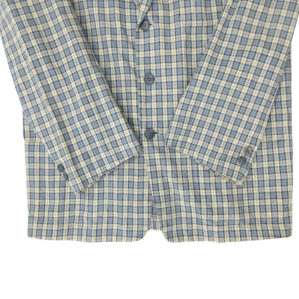 美品 GEORGES RECH ジョルジュ レッシュ リネン チェック