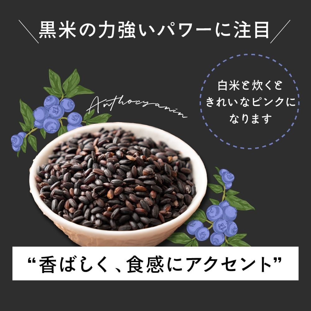 【雑穀米本舗】雑穀米 国産 黒米 450g 送料無料