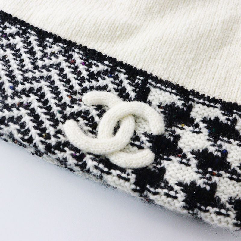 極美品 国内 JPタグ シャネル CHANEL ココマーク カシミヤ ニット