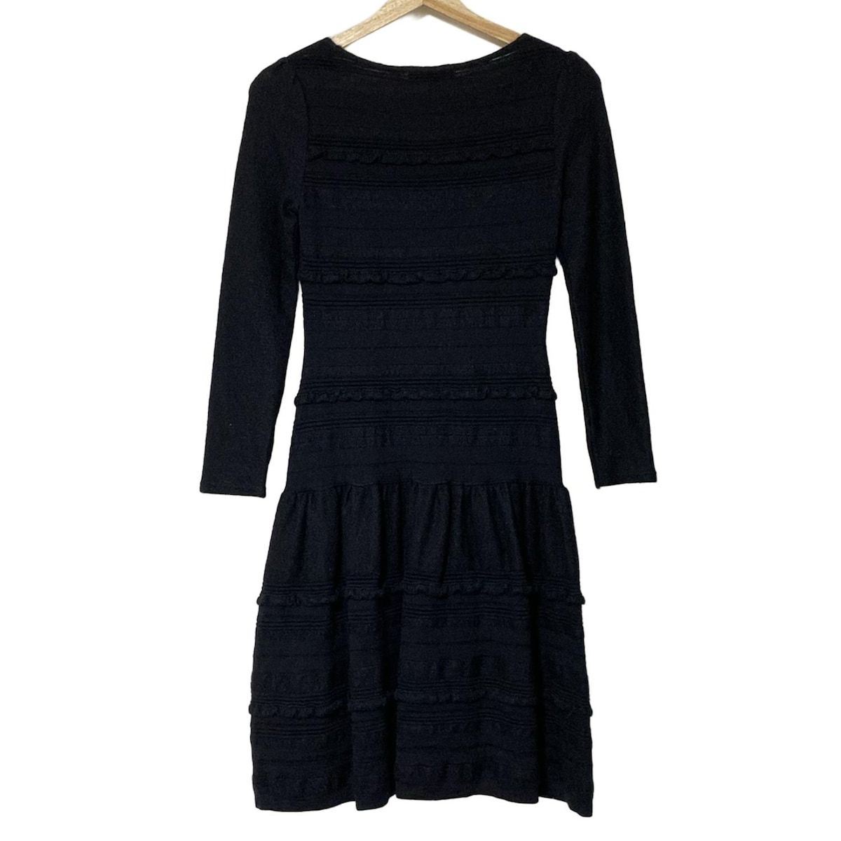 Rene(ルネ) ワンピース サイズ34 S レディース美品 - 黒 クルーネック