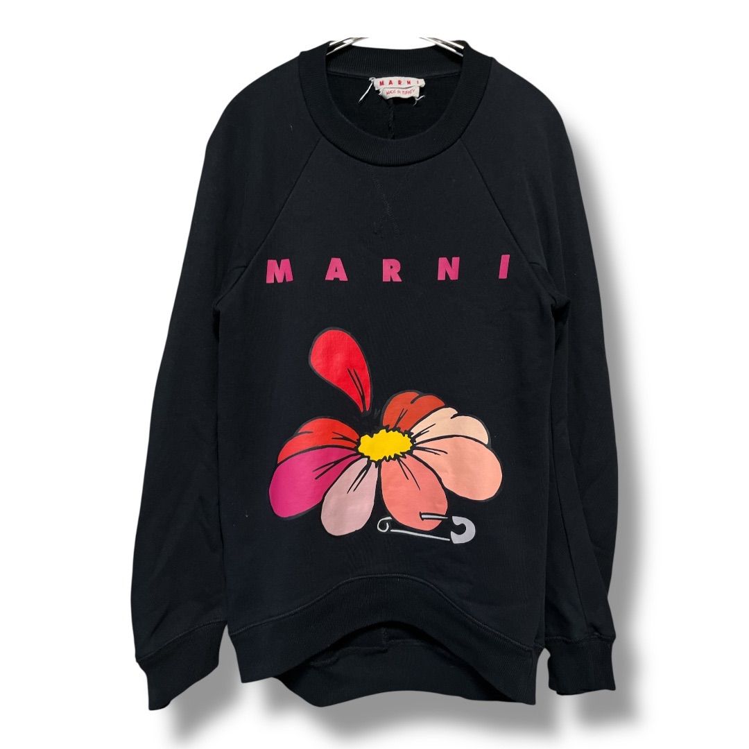 MARNI マルニ フラワープリント クルーネック プルオーバー
