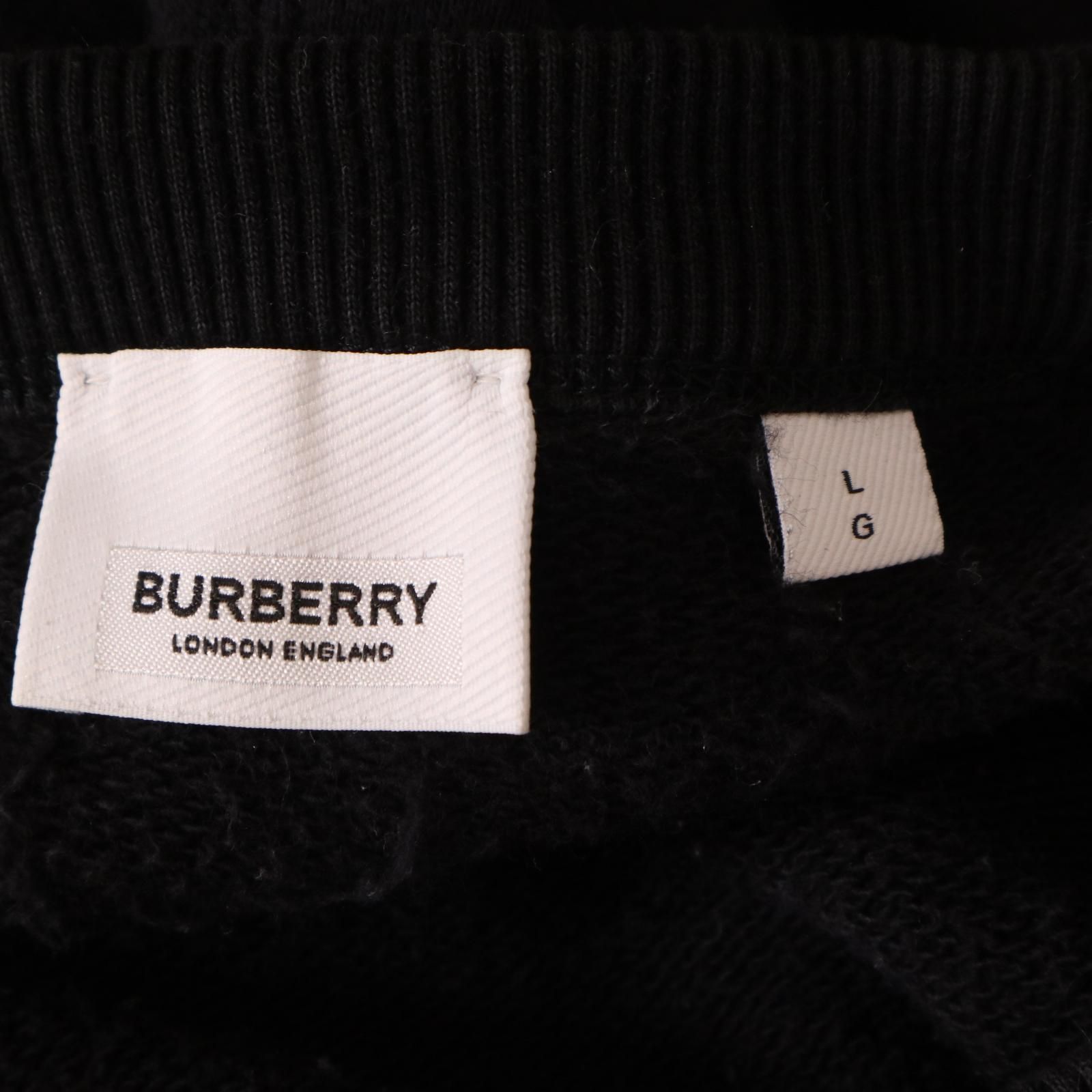 BURBERRY/バーバリー 8011357 ロゴプリント クルーネックスウェット【ADF4T00190】