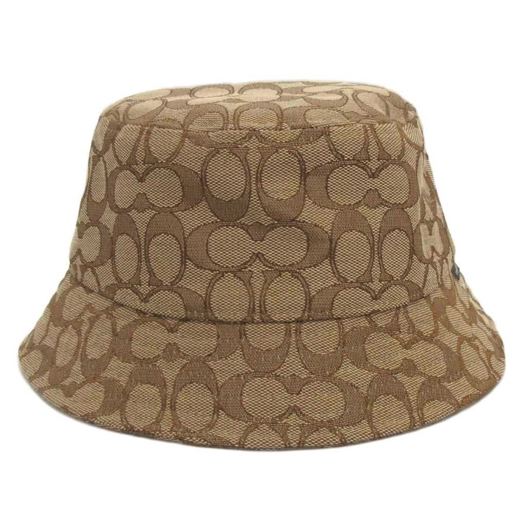 ✨️新品未使用✨️ COACH シグネチャー ジャガード バケット ブラウン コーチ COACH シグネチャー ジャガード バケットハット 帽子