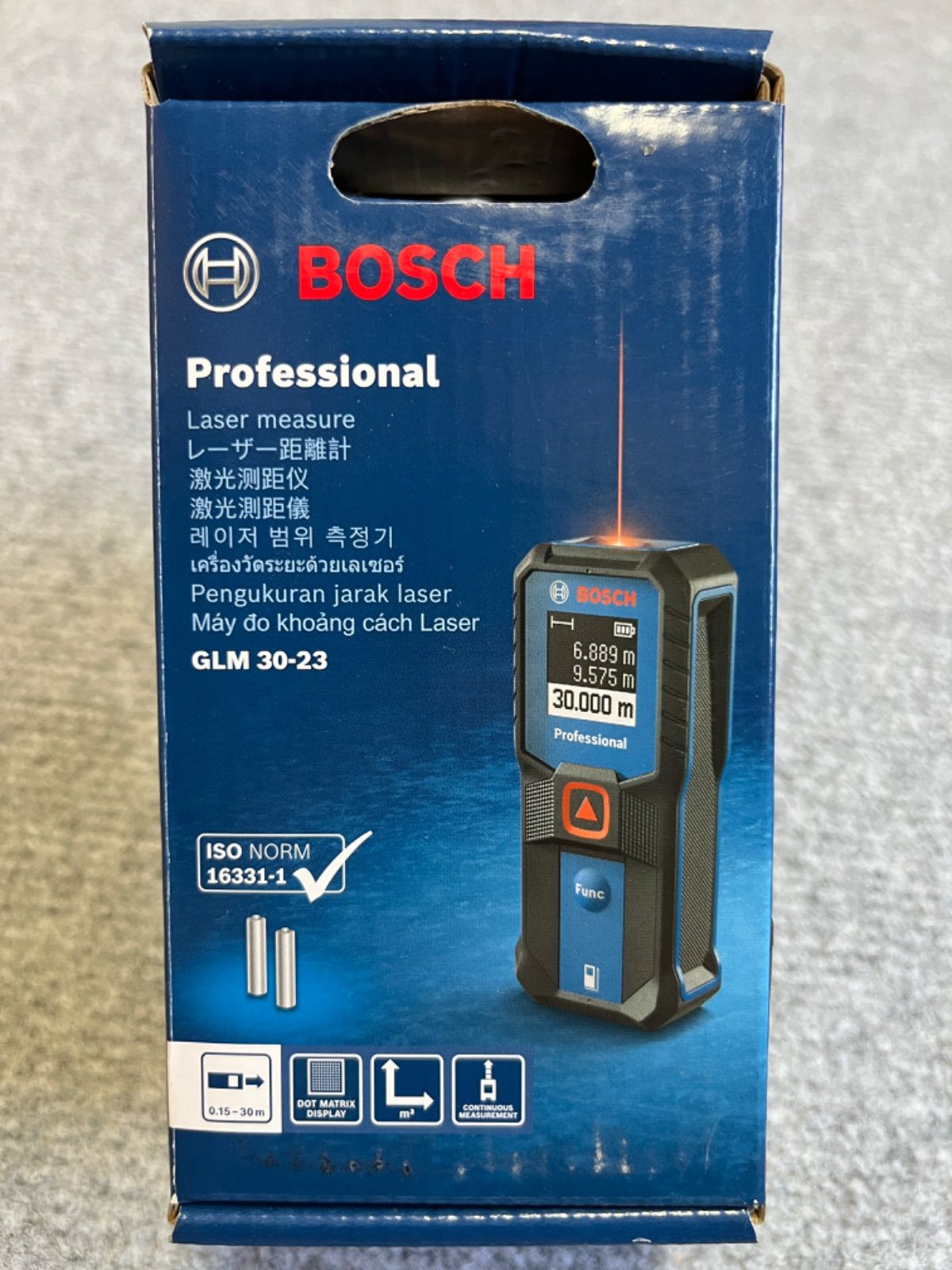 ボッシュ BOSCH レーザー距離計 GLM30-23 Professional プロ仕様 高精度 様々な測定機能搭載