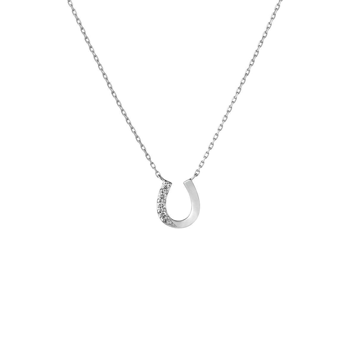 新着商品 151826123206 canal4℃ カナルヨンドシー ダイヤモンドK10ホワイトゴールド WG ネックレス