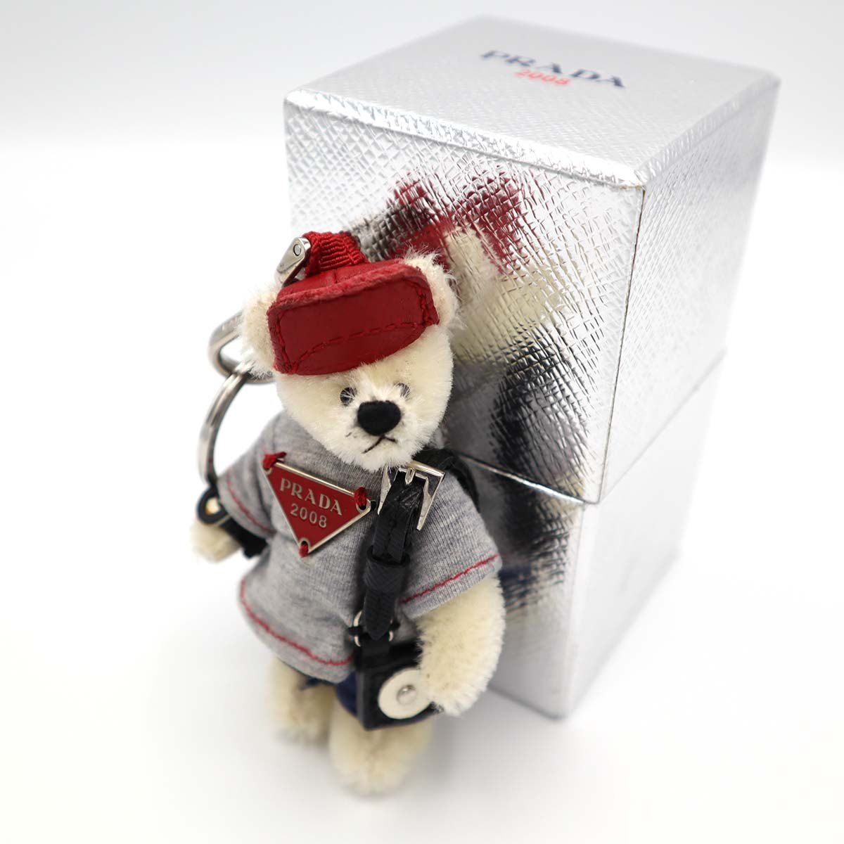 PRADA プラダ キーホルダー 北京五輪 ツーリスト 1AR995 ベア