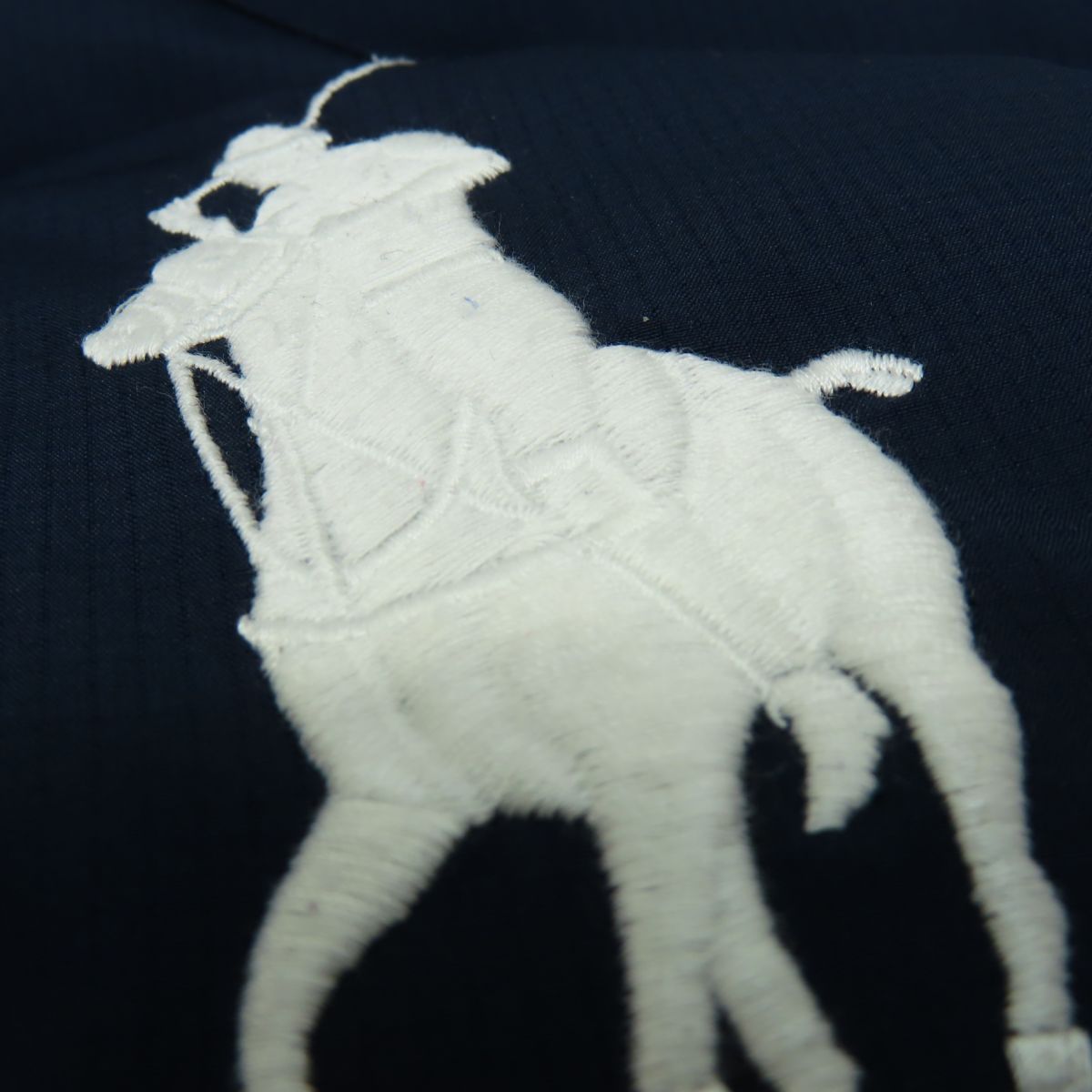 POLO Ralph Lauren ホワイト 白　ダウンベスト　ビックポニー刺繍 POLO RALPH LAUREN ポロラルフローレン ビッグポニー刺繍