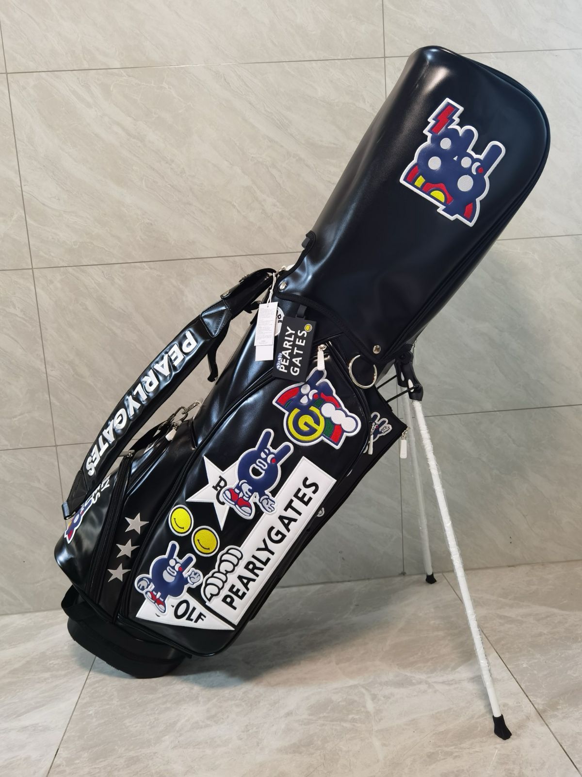PEARLY GATES■スマイル ロゴ パターン ホイール ボストンバッグ 楽天市場】【再入荷】PEARLYGATES パーリーゲイツ珠玉の