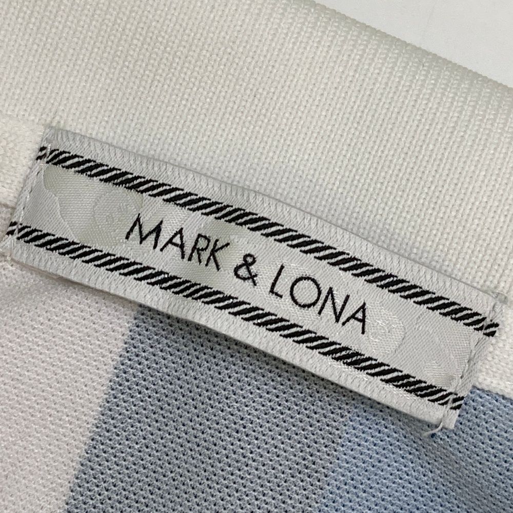 サイズ：S MARK&LONA マークアンドロナ  ノースリーブポロ ワンピース 総柄 ブラウン系 [240101484887] ゴルフウェア レディース ストスト サイズ：S MARK&LONA マークアンドロナ ノースリーブポロ