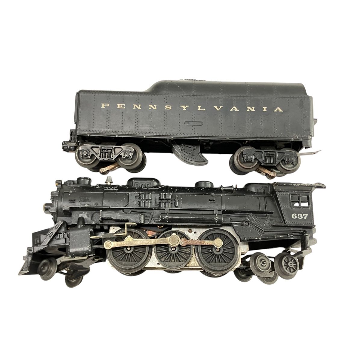 LIONEL 蒸気機関車 637 PENNSYLVANIA 2両セット 海外車両 O