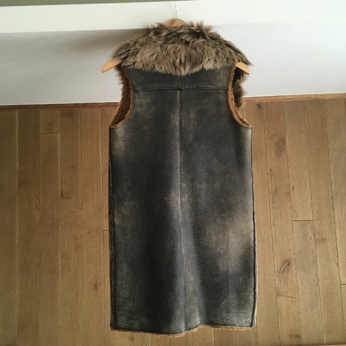 美品 RALPH LAUREN ラルフローレン 羊革 ムートン ベストXS - メルカリ