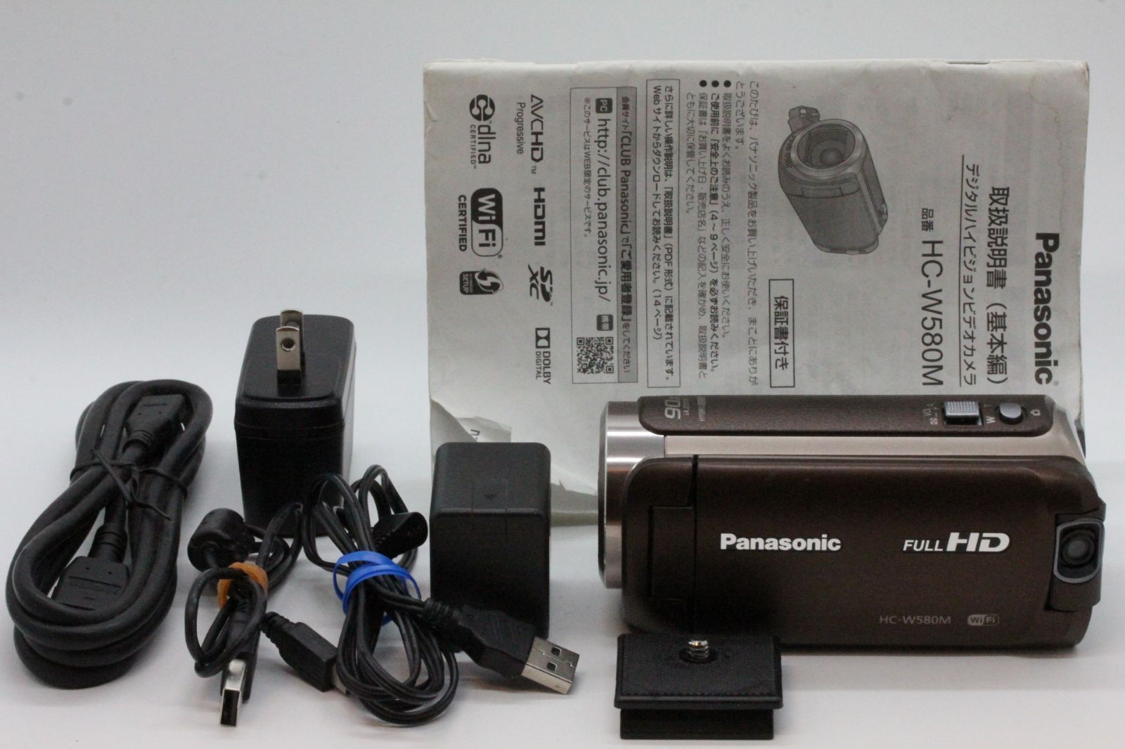 Panasonic デジタルハイビジョンビデオカメラ W580M - ビデオカメラ