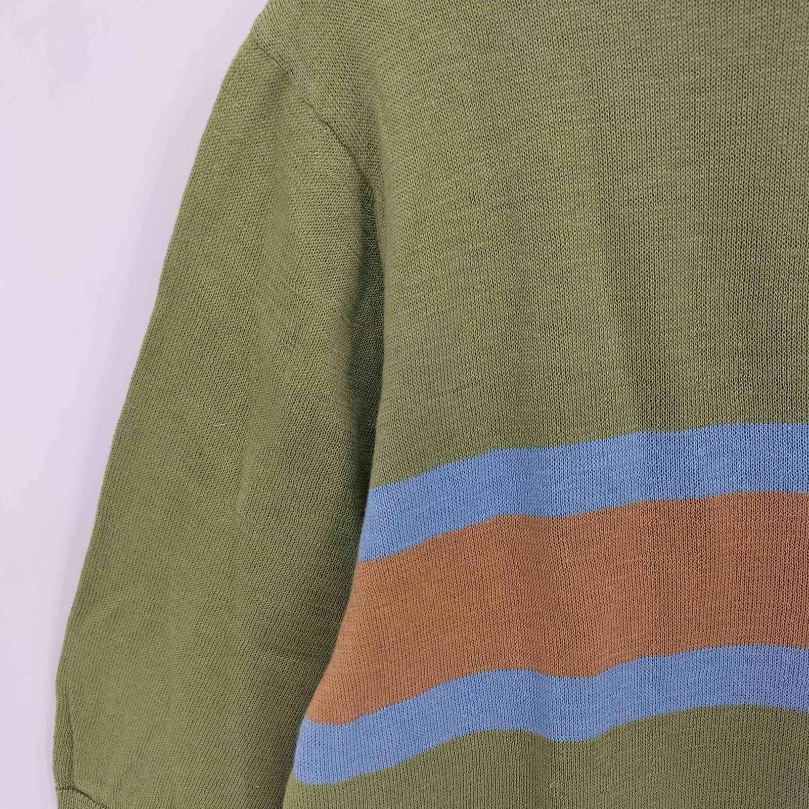 【YVES SAINT LAURENT】希少80sエンブレム刺繍ケーブルニット YVES SAINT LAURENT】希少80sエンブレム刺繍ケーブルニット