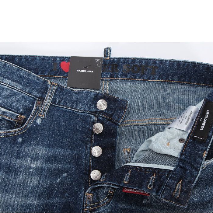 DSQUARED2 ディースクエアード スケーター ジーンズ S74LB1496