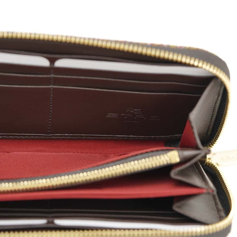 美品✨ ETRO エトロ 長財布 ラウンドファスナー マルチカラー 1B107 美品✨ ETRO エトロ 長財布 ラウンドファスナー マルチカラー 1B107