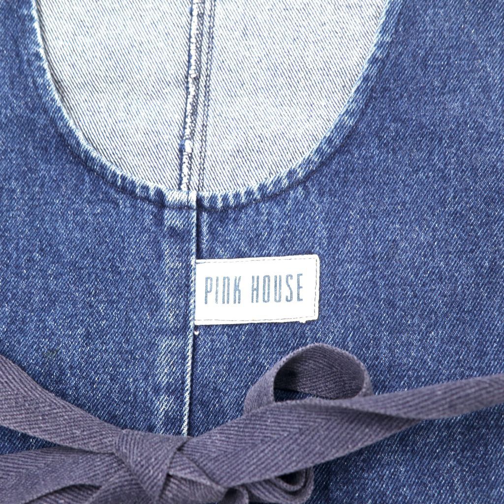 PINK HOUSE 90年代 デニム ジャンパースカート サロペット FREE ブルー