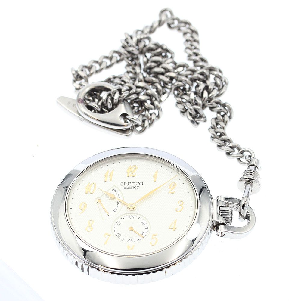 セイコー SEIKO 4S79-0030 クレドール パワーリザーブ 手巻き メンズ_907206