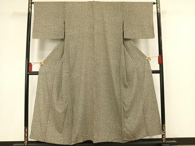 平和屋着物▽上質な小紋　単衣　霞文　正絹　逸品　未使用　AAAV2603fy 平和屋着物▽上質な小紋 単衣 霞文 正絹 逸品 未使用 AAAV2603fy