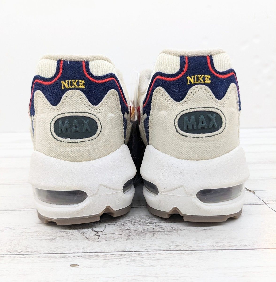 試着のみ NIKE AIR MAX 96 2 QS DJ6742-200 ナイキ エアマックス 96 Ⅱ QS ビーチ/ユニバーシティ  ゴールド-ブルー ボイド US11