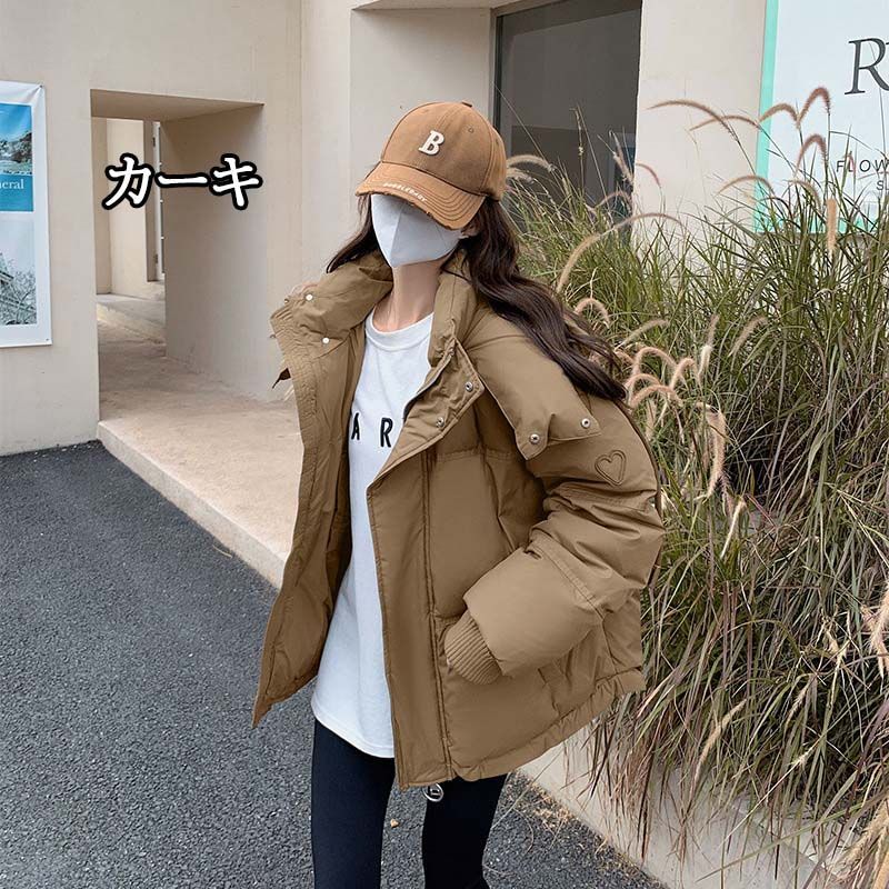 中綿コート 中綿ジャケット レディース 冬 秋 厚手 暖かい 保温 防寒 秋冬 ダウンコート フェイクダウン カジュアル ジャケット おしゃれ きれいめ ゆったり 中綿ジャケット ダウンコート 中綿コート 体型カバー フード付き 秋冬