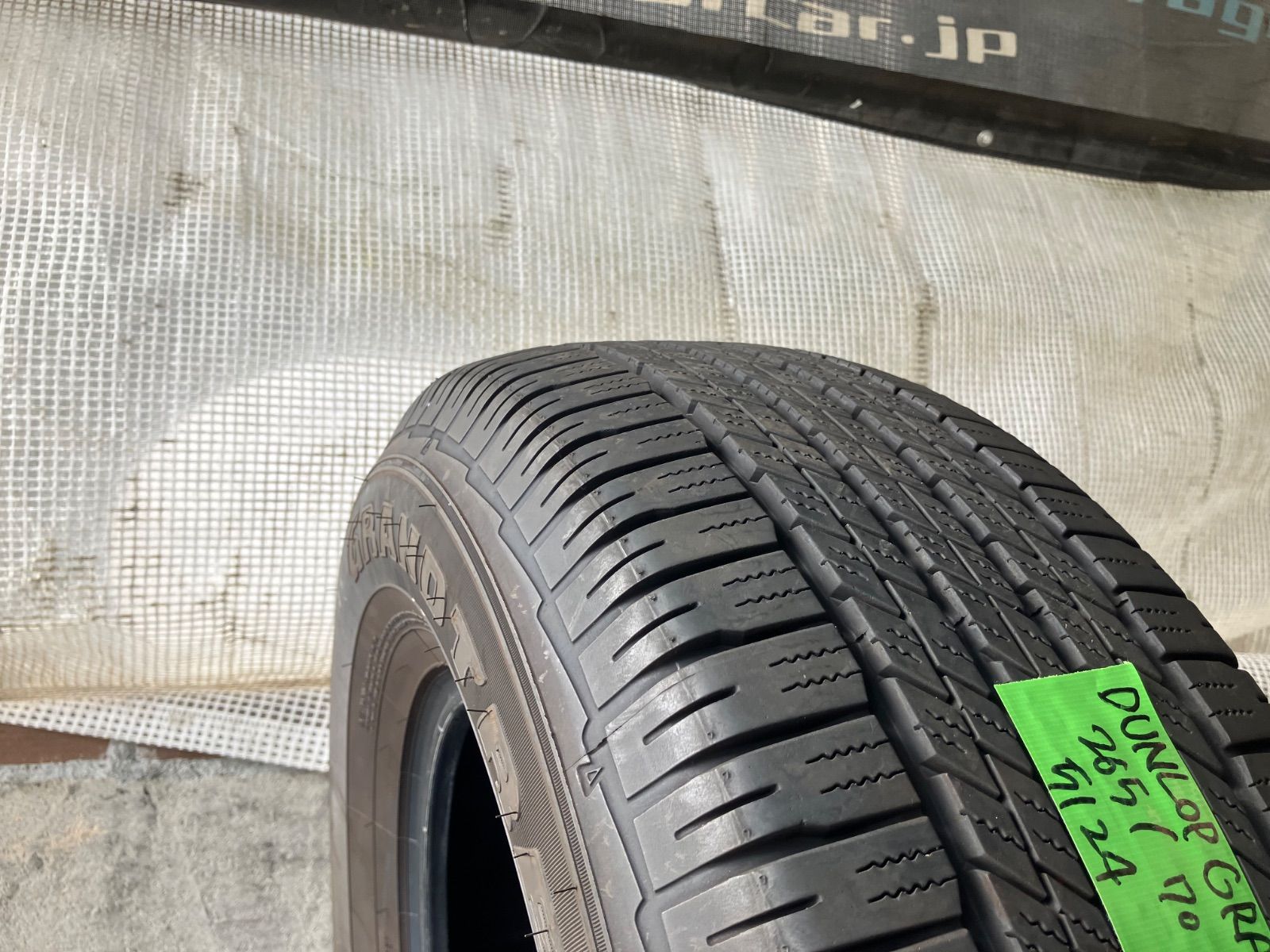 送料込み] 265/70R16 112S 2024年製 DUNLOP GRANDTREK AT23