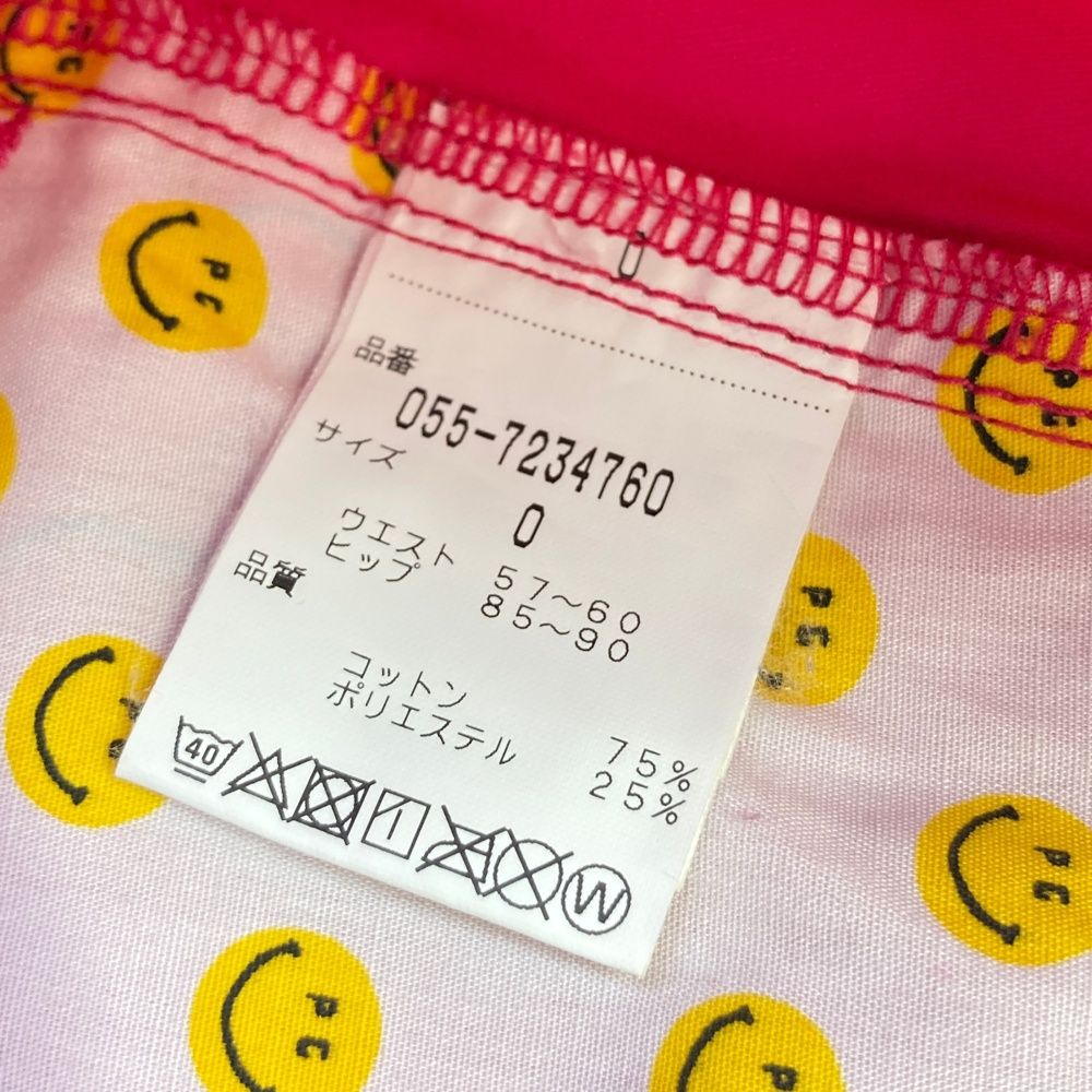 サイズ：0 PEARLY GATES パーリーゲイツ スカート ピンク系