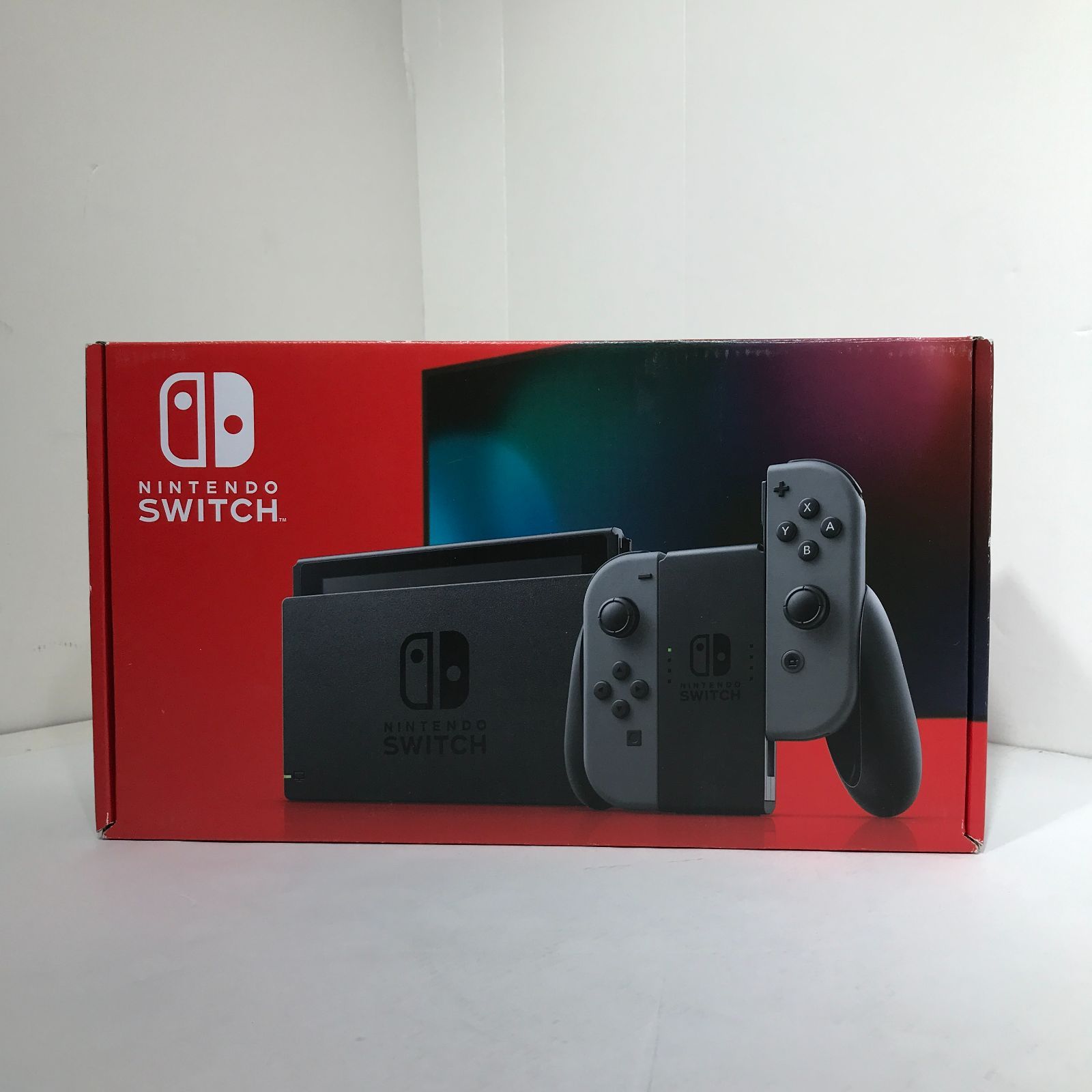 中古】Nintendo Switch ニンテンドースイッチ 本体 グレー バッテリー強化版 【城東36-0627-3】 - メルカリ