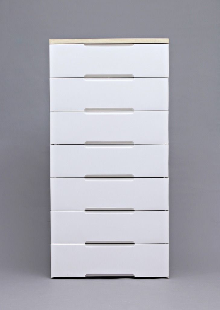 アイリスオーヤマ チェスト ラクラク引出し 木天板 7段 幅80.5×奥行51×高さ161cm HG-807 IRIS OHYAMA