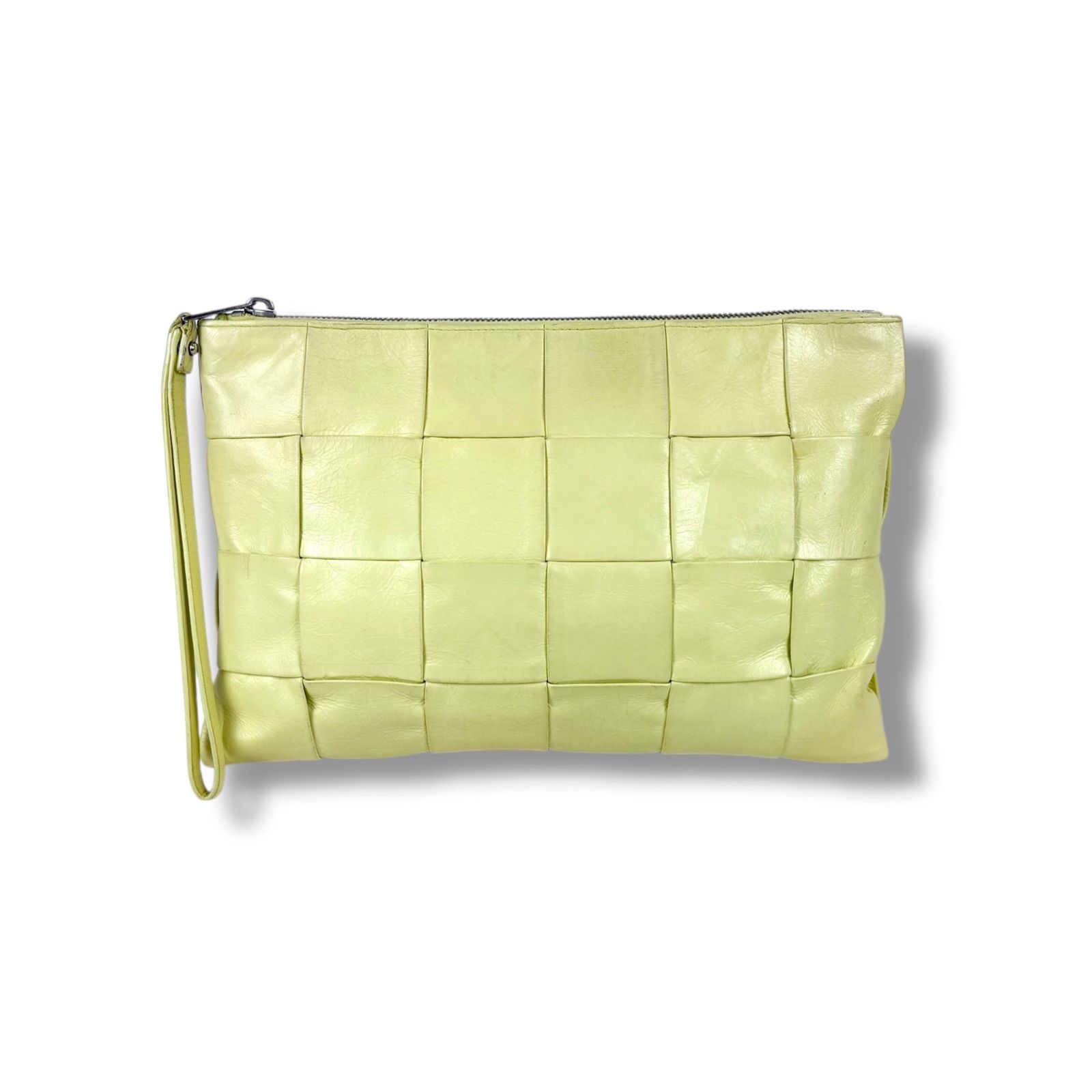 ボッテガヴェネタ BOTTEG VENETA クラッチバッグ セカンドバッグ マキシイントレチャートレザー ベージュ クリーム