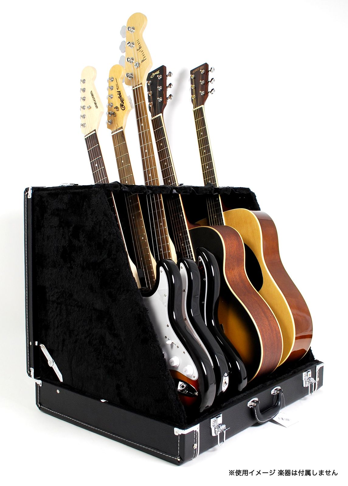 正直うれしいお手頃価格。 GSC150 6 スタンドケース 6本立て エレキギター ベース アコギ クラシック用 ギタースタンド KC